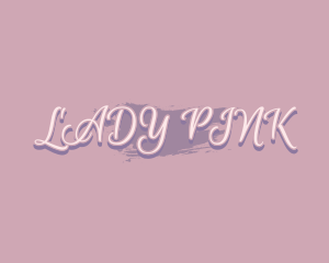 Pink Watercolor Paint  logo design