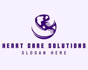 Globe Hug Care Organization logo design