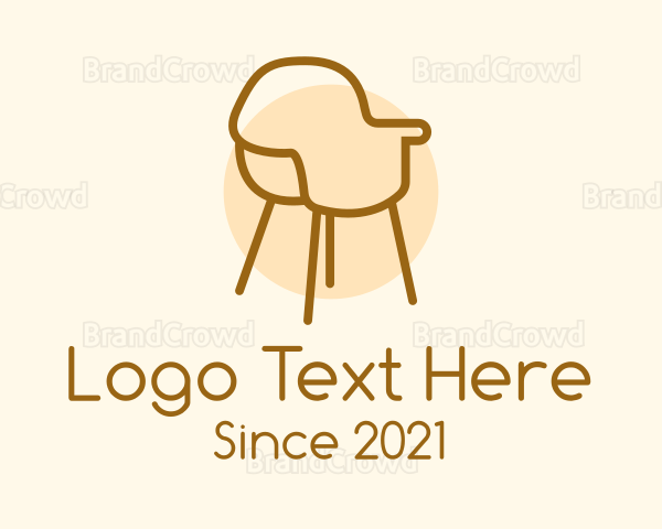 Minimalist Sofa Chair Logo