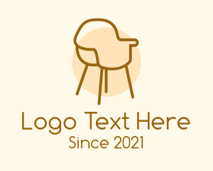 Home Staging - Minimalist Sofa Chair logo design