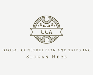 Bar - Wooden Hipster Bar Letter logo design