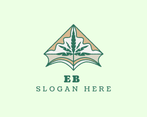 Herbal Cannabis Leaf  Logo