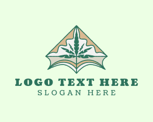 Herbal Cannabis Leaf  Logo