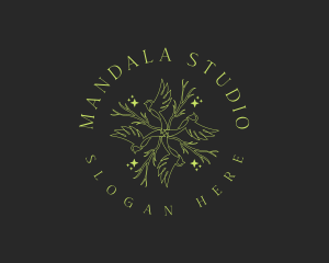 Mandala - Nature Bird Mandala logo design