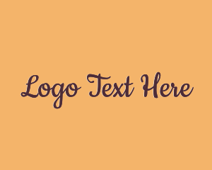 Bakery - Script Pastry Text logo design