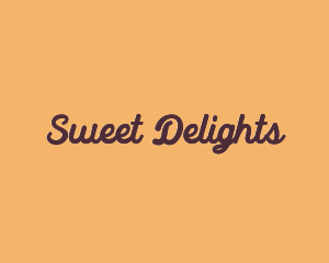 Script Pastry Text logo design