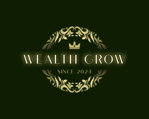 Luxury Royal Crown logo design