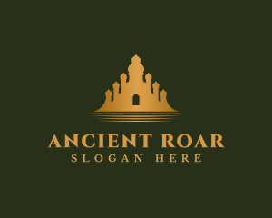 Ancient Mausoleum Structure logo design