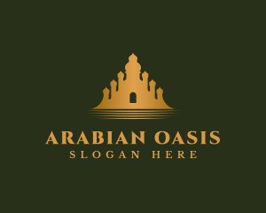 Arabian - Ancient Mausoleum Structure logo design