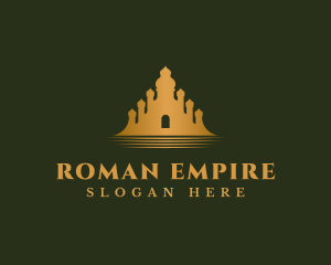 Ancient Mausoleum Structure logo design