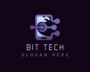 Smartphone Tech Repair logo design