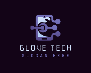 Smartphone Tech Repair logo design