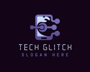 Smartphone Tech Repair logo design