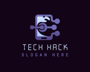 Smartphone Tech Repair logo design