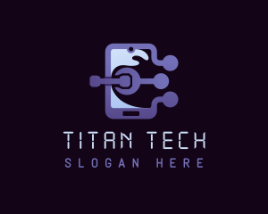 Smartphone Tech Repair logo design