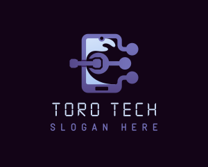 Smartphone Tech Repair logo design