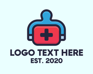 Injury - Emergency Medical Kit logo design