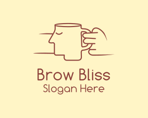 Brown Face Cup logo design