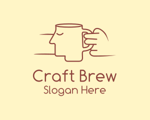 Brown Face Cup logo design