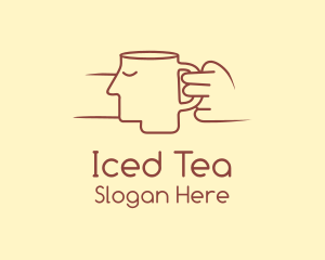 Brown Face Cup logo design