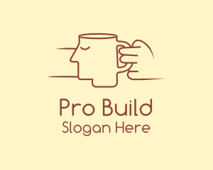 Brown Face Cup logo design