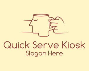 Brown Face Cup logo design