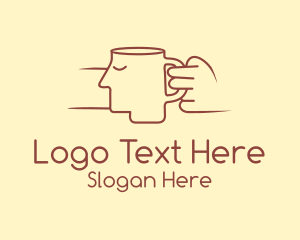 Face - Brown Face Cup logo design