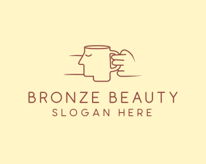 Brown Face Cup logo design