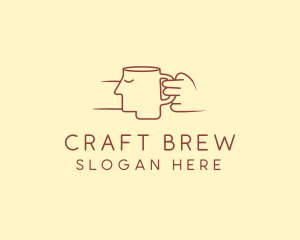 Brown Face Cup logo design