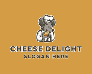 Cheese Chef Mouse  logo design