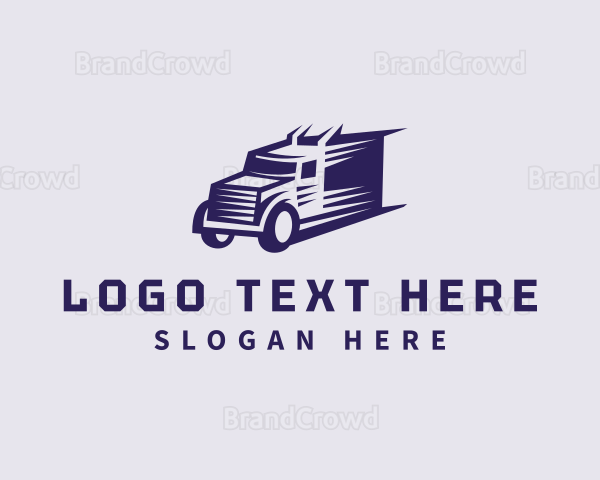 Truck Cargo Delivery Logo