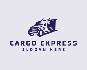 Truck Cargo Delivery logo design