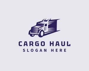 Truck Cargo Delivery logo design