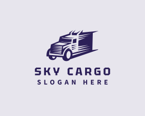 Truck Cargo Delivery logo design