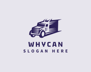 Violet - Truck Cargo Delivery logo design