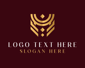 Invesment - Luxury Marketing Letter M logo design