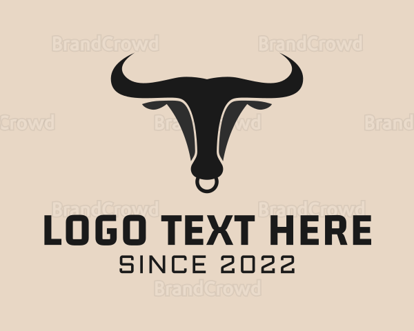 Wild Bull Head Logo