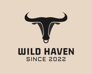 Wild Bull Head logo design