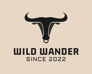 Wild Bull Head logo design