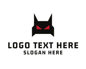 Horns - Evil Cat Gaming logo design