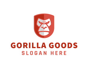 Gorilla - Angry Gorilla Ape logo design