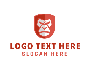 Ecommerce - Angry Gorilla Ape logo design