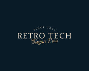 Retro Fashion Business logo design