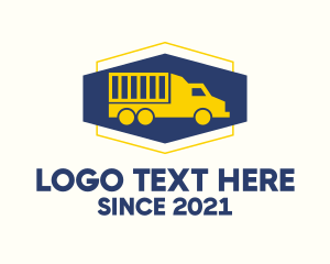 Dump Truck Transport  logo design