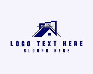 Builder - Residential House Structure Architect logo design