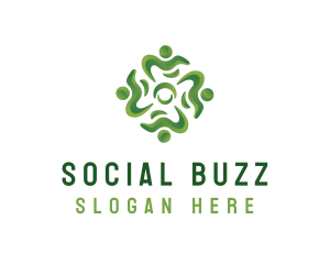 Social Community People logo design