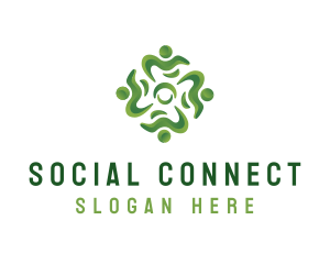 Social - Social Community People logo design
