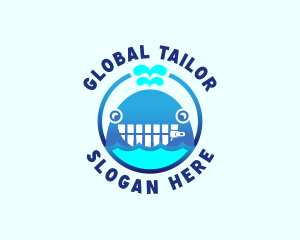 Whale Zipper Tailor logo design