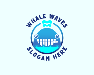 Whale Zipper Tailor logo design