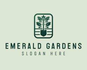 Lawn Shovel Landscaping logo design